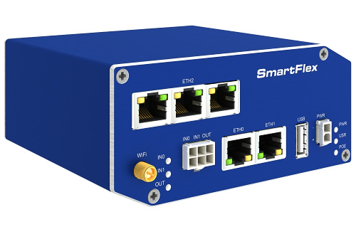 SmartFlex, Global, 5x Ethernet, Wi-Fi, PoE PSE, Metal, Without Accessories